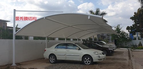 鋼膜結(jié)構(gòu)停車棚