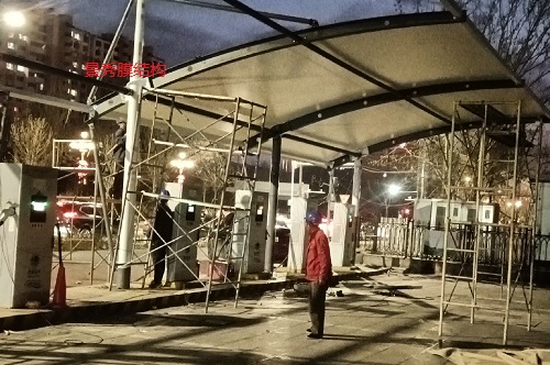 佛山膜結構停車棚