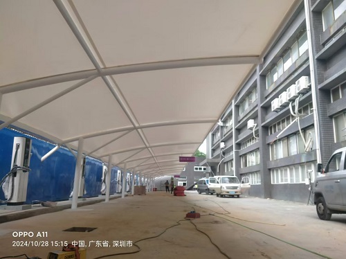 加工膜結構定制車棚